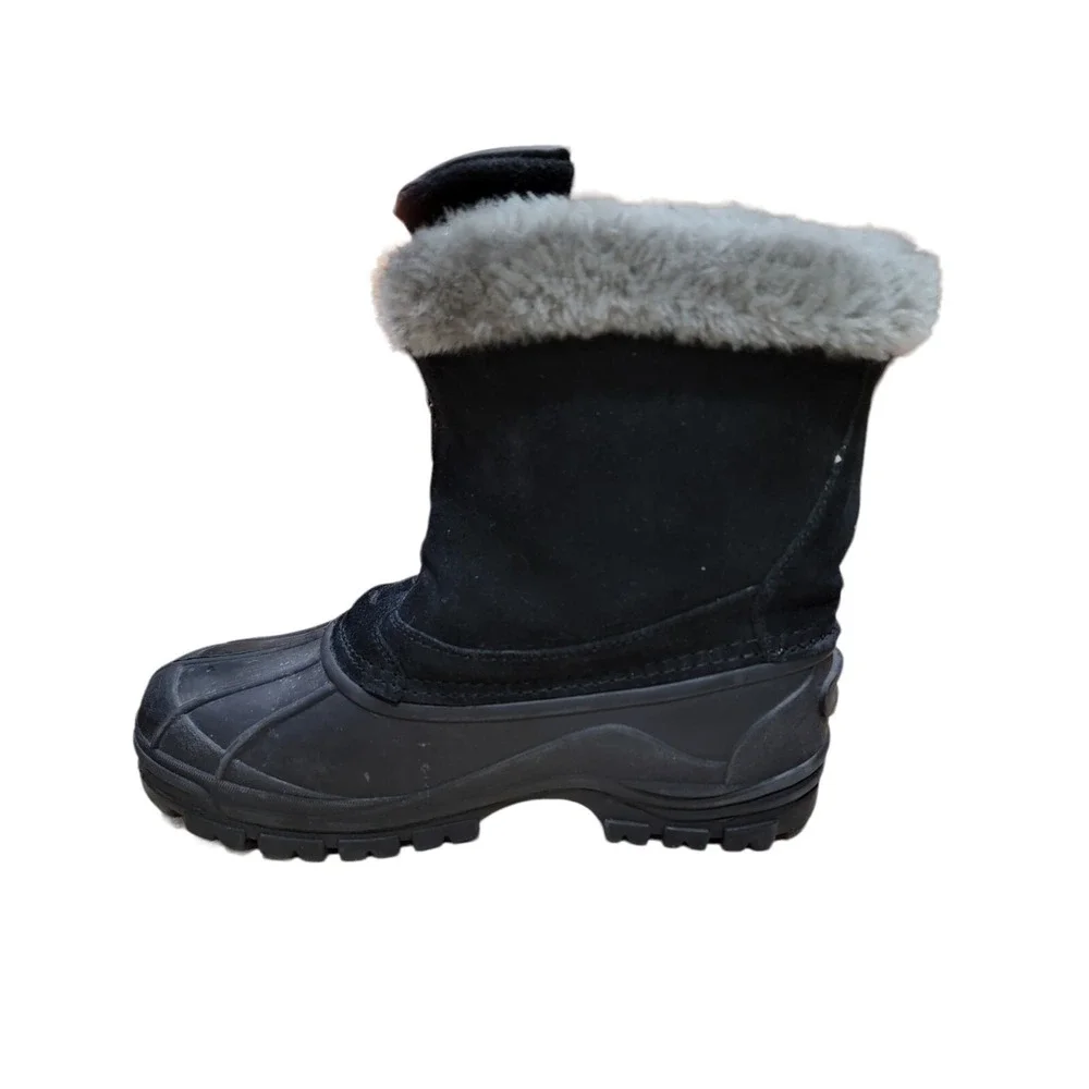 Itasca Tahoe Women's Black Thermolite Waterproof Winter Snow Rain Boots‎ Size 9